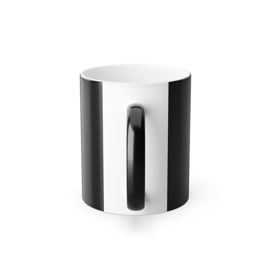 Heavy F Metal Color-Changing Mug — 11oz Heat Reveal Skull Design, Keep It Heavy